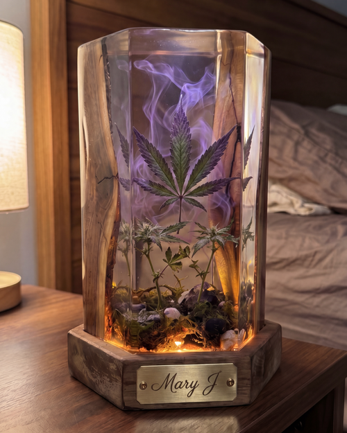 "Mary" Resin Lamp