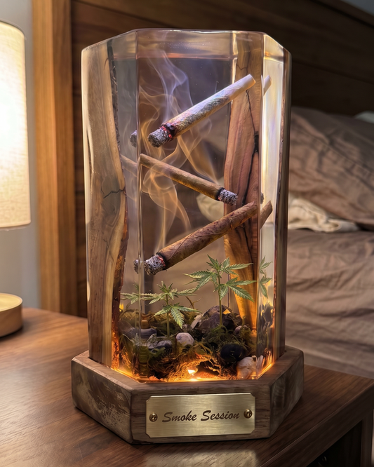 "Sesh" Resin Lamp